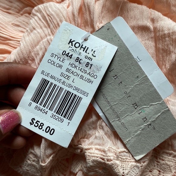 Hint of Mint Dress SIZE L - Picture 5 of 7